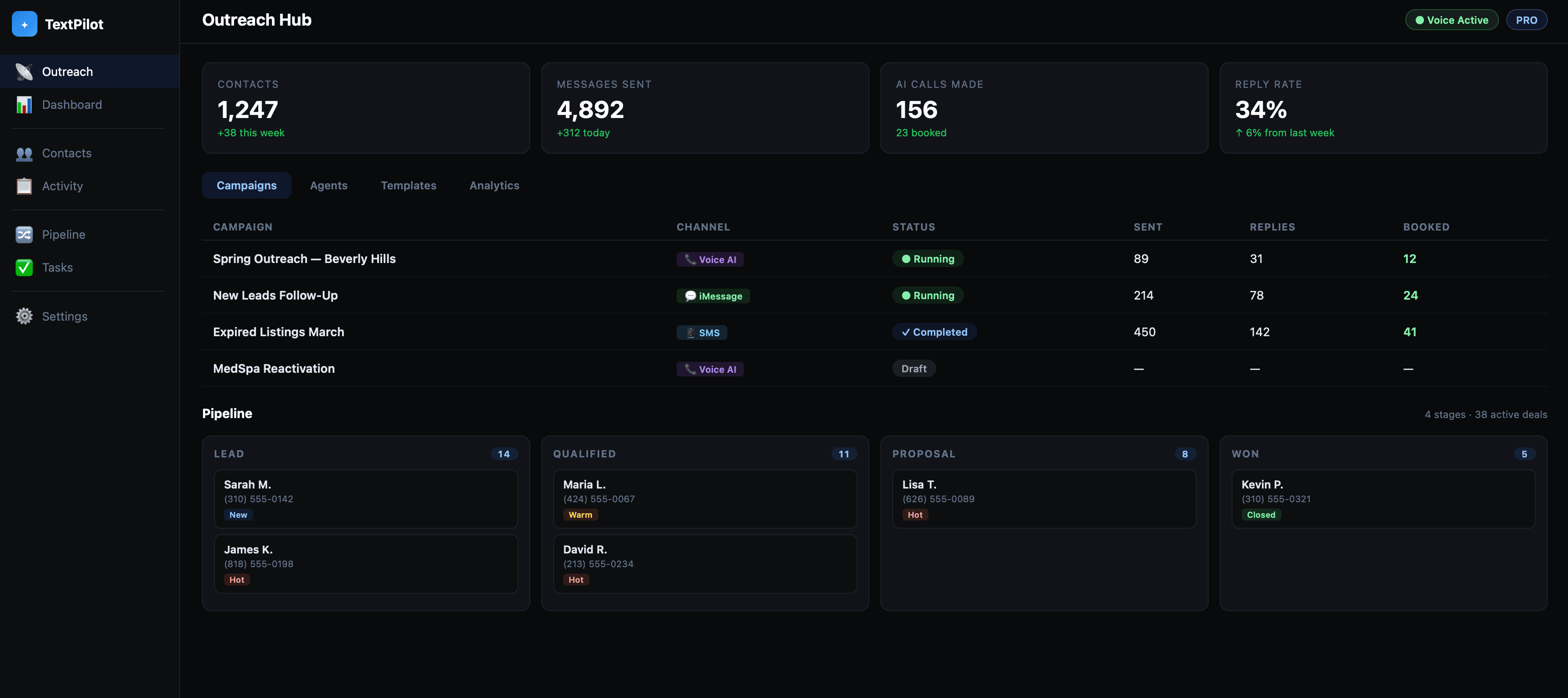 The TextPilot AI sales automation platform.